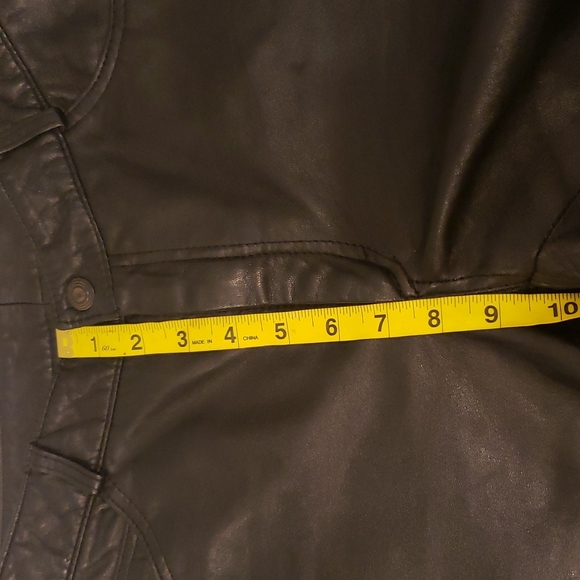 Costa Blanca Women's Bikers Leather pants Black Size,5 pockets - Picture 10 of 15